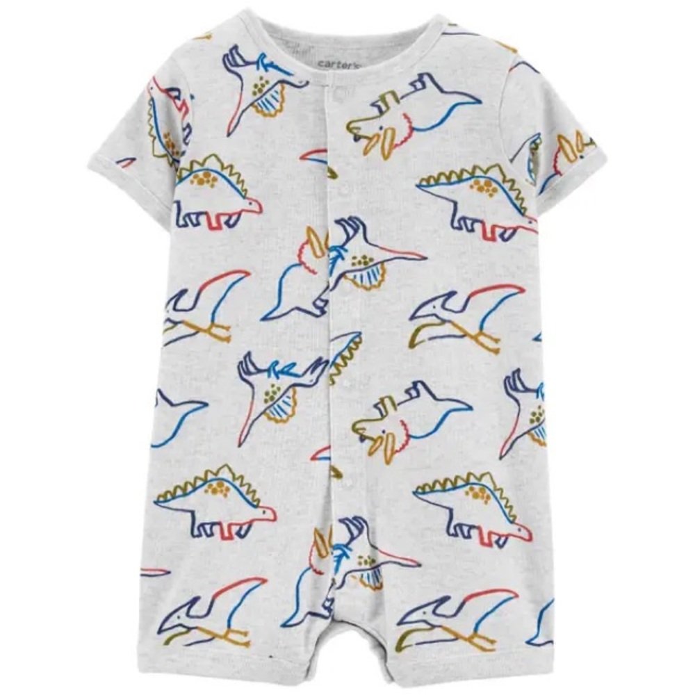 CARTERS Infant Boy's Dinosaur Snap-Up Romper